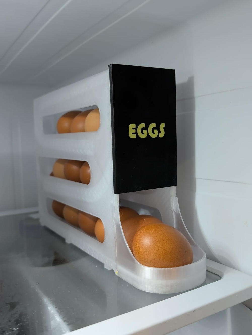 Blue Egg Storage Rack - Stackable Kitchen Organizer - Picture 6 of 6